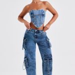 Yasie Corset - Dark Wash - Image 14