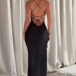Misha Maxi Dress - Black - Image 2