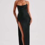 Misha Maxi Dress - Black - Image 5