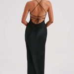 Misha Maxi Dress - Black - Image 7