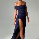 Joyce Maxi Dress - Navy - Image 10