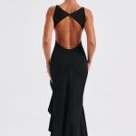 Theadora Maxi Dress - Black - Image 2