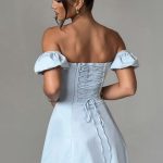 Caitlyn Mini Dress - Blue - Image 2