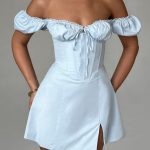 Caitlyn Mini Dress - Blue - Image 5