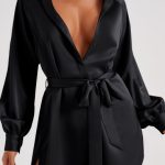 Kara Mini Dress - Black - Image 5