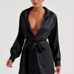 Kara Mini Dress - Black - Image 11