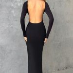Aleena Maxi Dress - Jet Black - Image 2