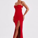 Asteria Maxi Dress - Red - Image 3