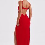 Asteria Maxi Dress - Red - Image 4