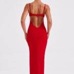 Asteria Maxi Dress - Red - Image 5
