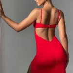 Asteria Maxi Dress - Red - Image 6