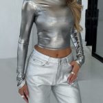 Kyranni Top - Gunmetal - Image 10