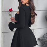 Megan Mini Dress - Black - Image 5