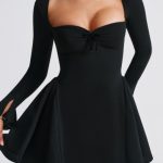 Megan Mini Dress - Black - Image 9