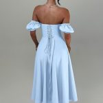 Elora Midi Dress - Blue - Image 3