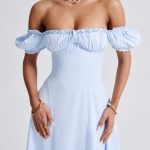 Elora Midi Dress - Blue - Image 4