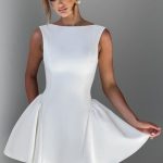 Yalina Mini Dress - Ivory - Image 3