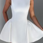 Yalina Mini Dress - Ivory - Image 9