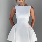 Yalina Mini Dress - Ivory - Image 10