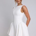 Yalina Mini Dress - Ivory - Image 12