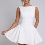 Yalina Mini Dress - Ivory - Image 15