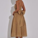 Marissa Midi Dress - Gold Sparkle - Image 5