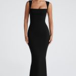 Helena Maxi Dress - Black - Image 5