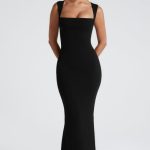Helena Maxi Dress - Black - Image 7