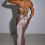 Valeria Maxi Skirt - Champagne - Image 3