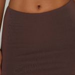 Rein Mini Skirt - Chocolate - Image 4