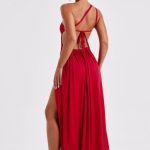 Alecia Maxi Dress - Red - Image 6