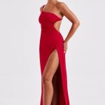 Alecia Maxi Dress - Red - Image 8