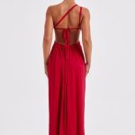 Alecia Maxi Dress - Red - Image 10