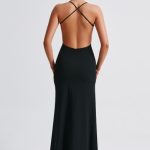 Beatrix Maxi Dress - Black - Image 8