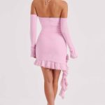 Alix Mini Dress - Pink - Image 4