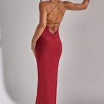 Tatum Maxi Dress - Red - Image 6