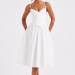 Mariella Midi Dress - Ivory - Image 2