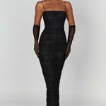Gracie Maxi Dress - Black Sparkle