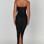 Gracie Maxi Dress - Black Sparkle - Image 2