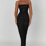 Gracie Maxi Dress - Black Sparkle - Image 5