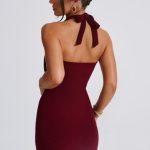 Fallon Mini Dress - Burgundy - Image 2