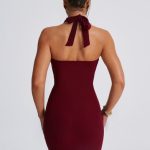Fallon Mini Dress - Burgundy - Image 13