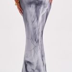 Charmayne Maxi Skirt - Grey Body Print - Image 2