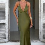 Anja Maxi Dress - Khaki