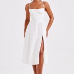 Luanna Midi Dress - Ivory - Image 7
