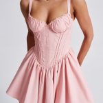 Josie Mini Dress - Blush - Image 9