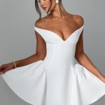 Marla Mini Dress - Ivory - Image 2