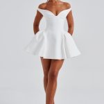 Marla Mini Dress - Ivory - Image 3