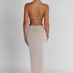 Fifi Maxi Skirt - Champagne - Image 5