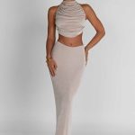 Fifi Maxi Skirt - Champagne - Image 6